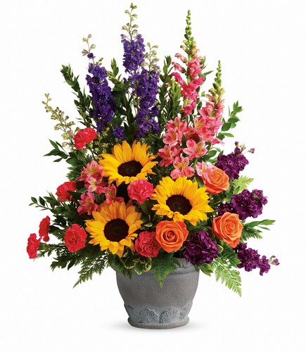 Hues Of Hope Bouquet from Rees Flowers & Gifts in Gahanna, OH